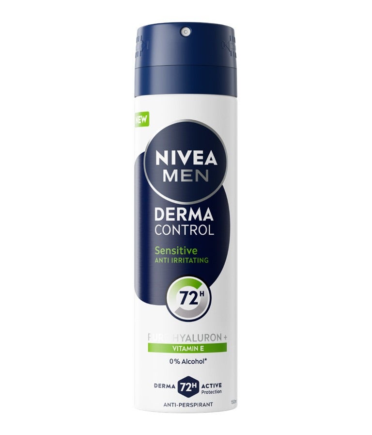 Nivea Men Derma Control Sensitive Deodorante Antitraspirante Spray 72H 150ml-1
