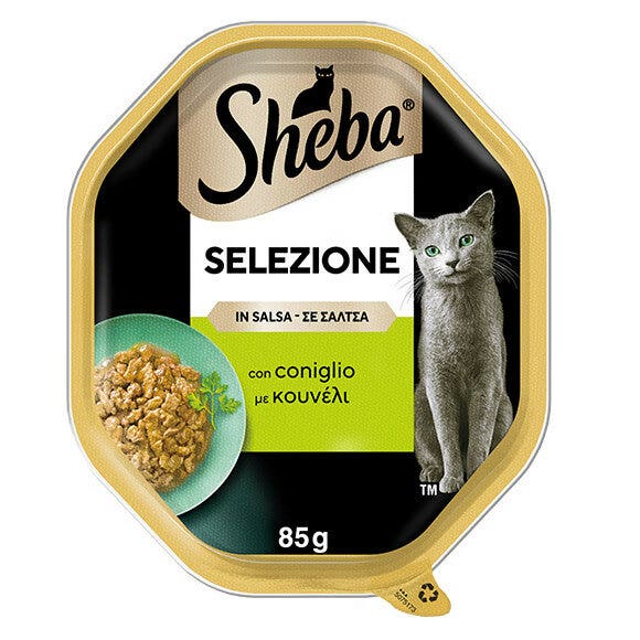 Sheba Flexi Selezione In Salsa Con Coniglio 85g-1