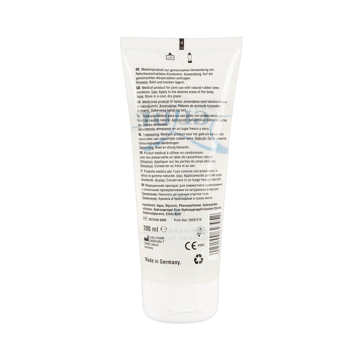 Just Glide Lubrificante Anale A Base D'acqua 200ml-2