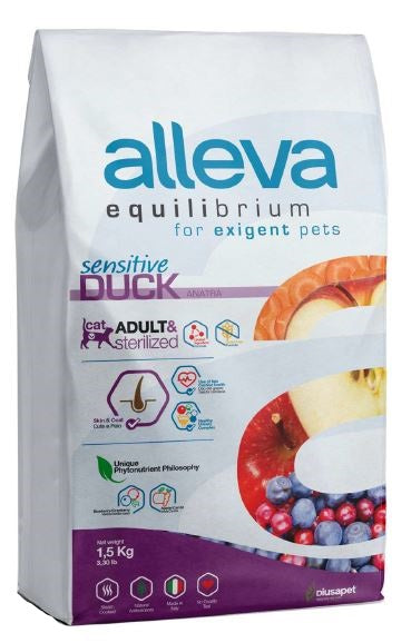Alleva Equilibrium Cat Adult & Sterilized Sensitive Duck 400 g