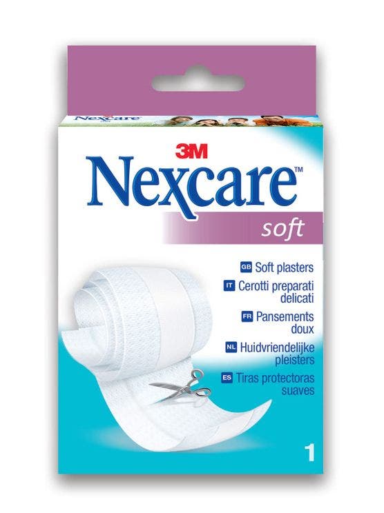 3M Nexcare Cerotto Soft Preparato 25x72mm-1