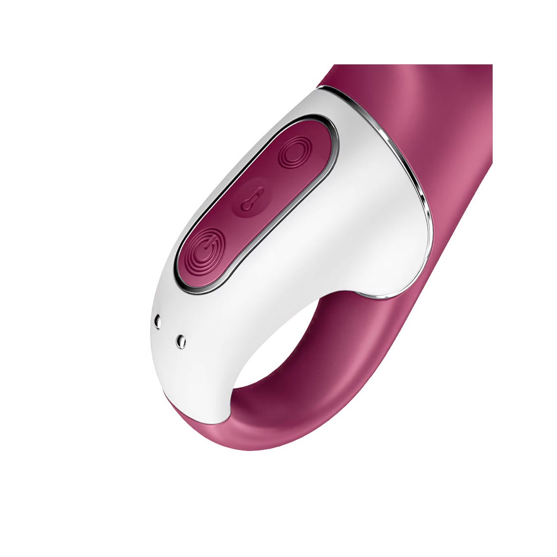 Satisfyer Hot Bunny Connect App Vibratore Rosso Porpora-4