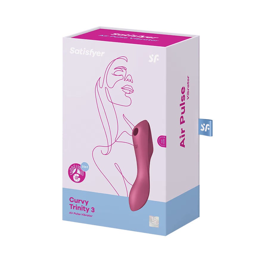 Satisfyer Curvy Trinity 3 Vibratore Rosso-5