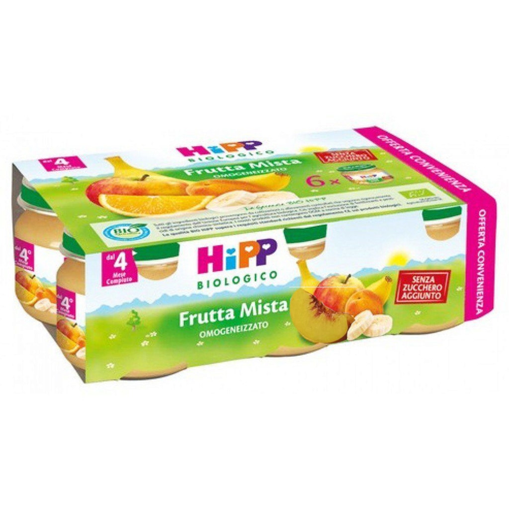 Hipp Bio Omogeneizzato Frutta Mista 6x80g  - 4