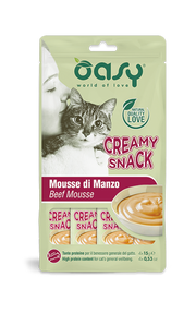 Oasy Snack Cat Creamy Manzo 4 x 15g-1