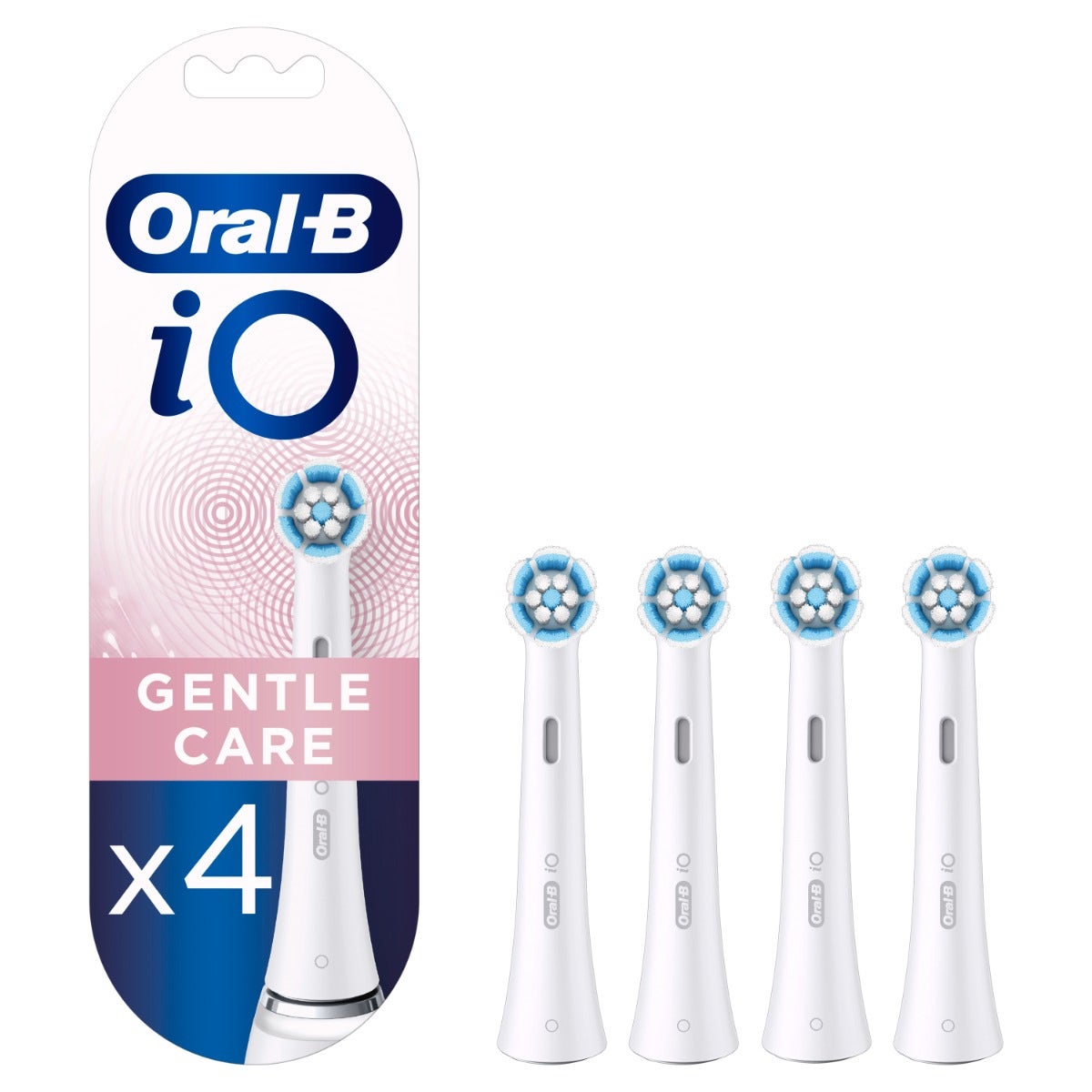 Oral-B Testine Di Ricambio Io Gentle Care Bianche 4 Pezzi-3