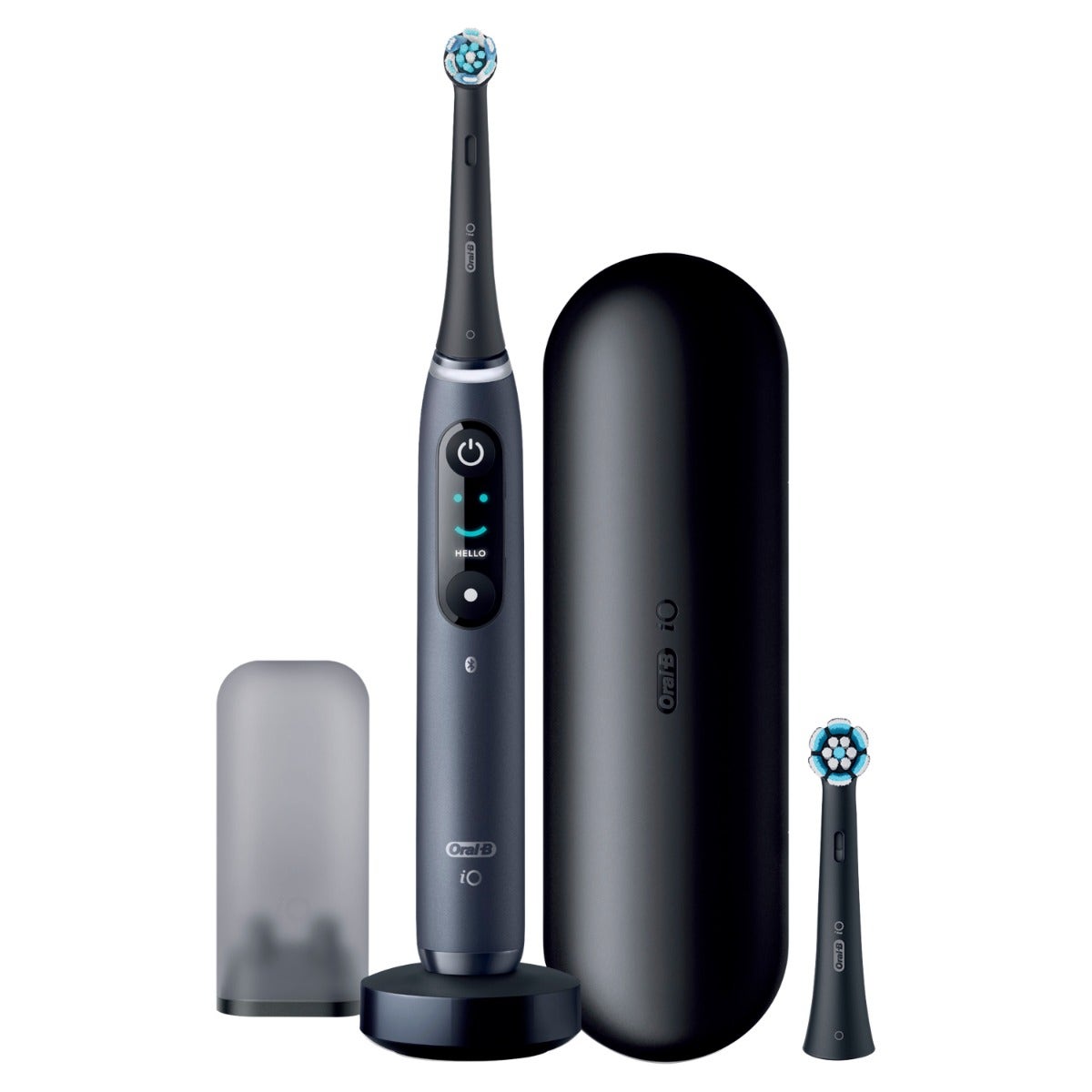 Oral-B Spazzolino Elettrico Ricaricabile iO 8S Nero, 2 Testine, 1 Custodia Da Viaggio, 1 Spazzolino-4