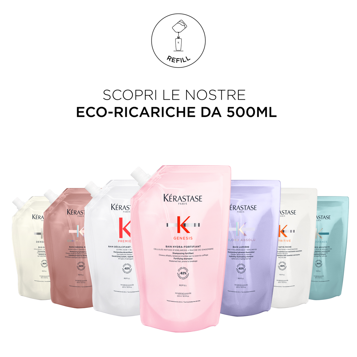 Kérastase Shampoo Bain Force Architecte Refill 500ml
