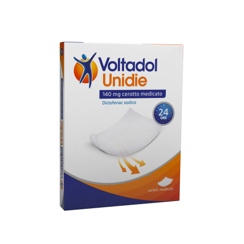 Voltadol Unidie Antifiammatorio Fino 24ore Diclofenac Dolori Muscolari Articolari 10 Cerotti Medicati-1