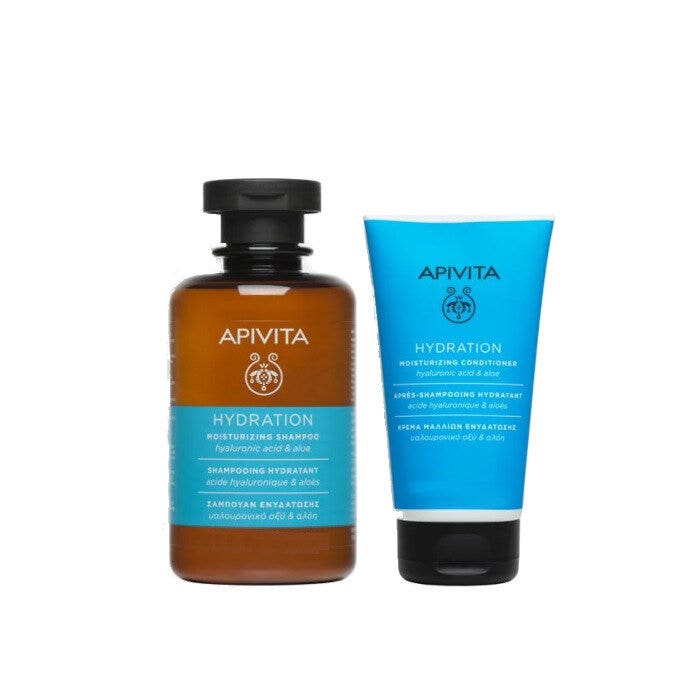Apivita Shampoo Idratante + Balsamo Leave-in-1