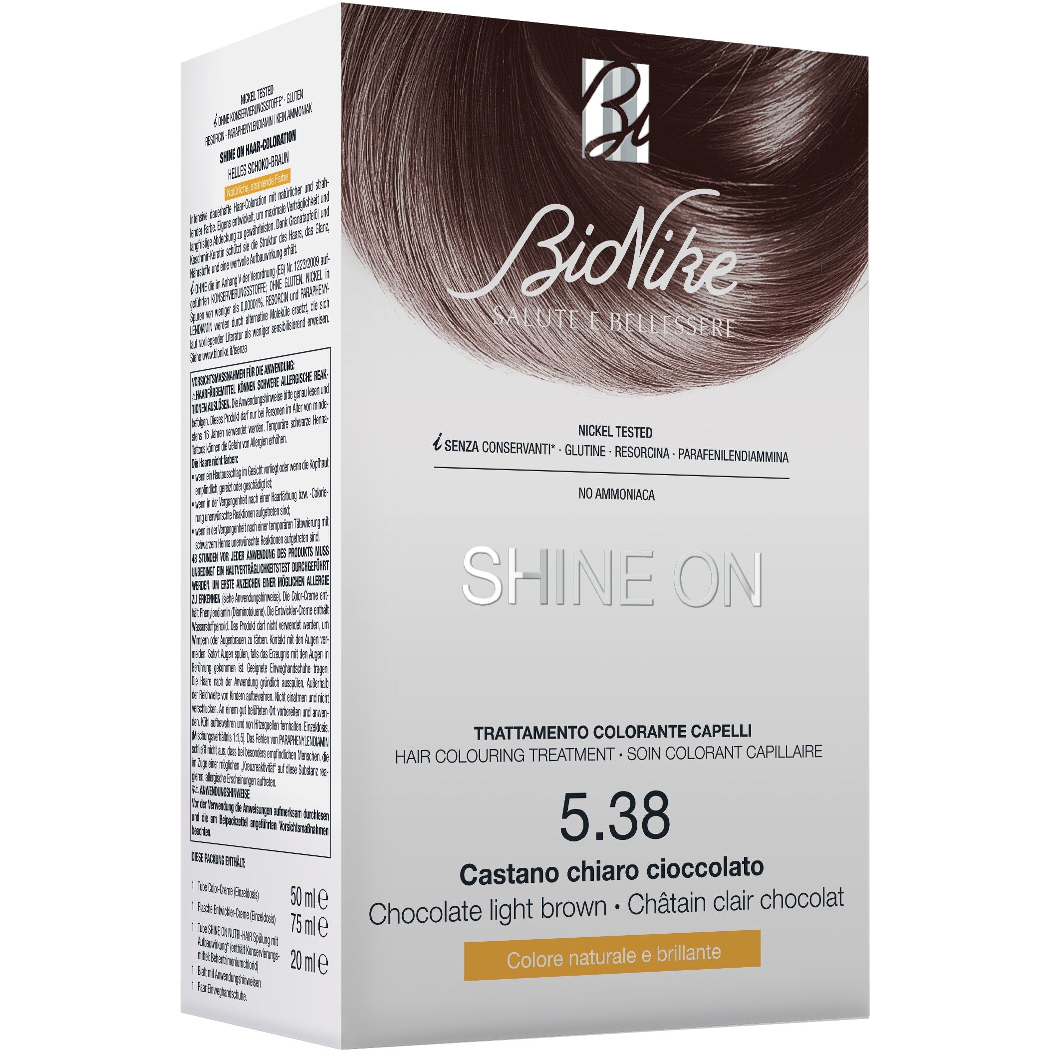Bionike Shine On Castano Chiaro Cioccolato 5.38   - 3