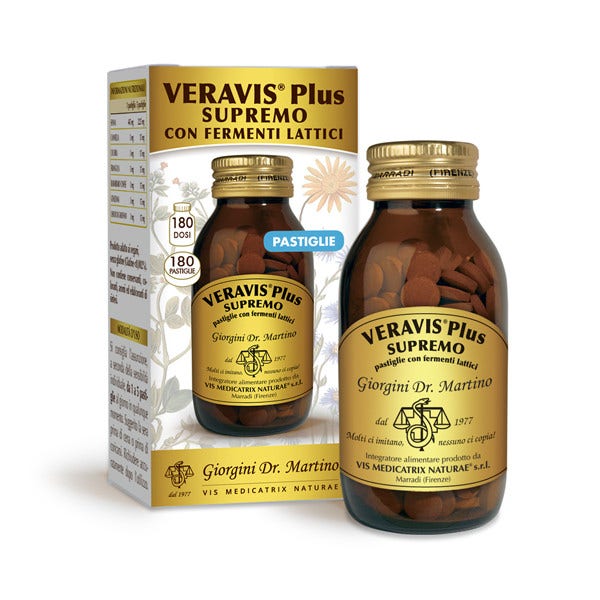 Dr Giorgini Veravis Plus Supremo Con Fermenti Lattici 180 Pastiglie-2
