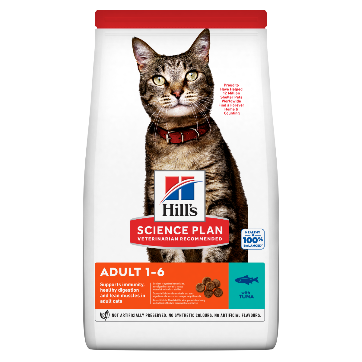 Hill's Science Plan Adult Crocchette per Gatti con Tonno 10Kg-0