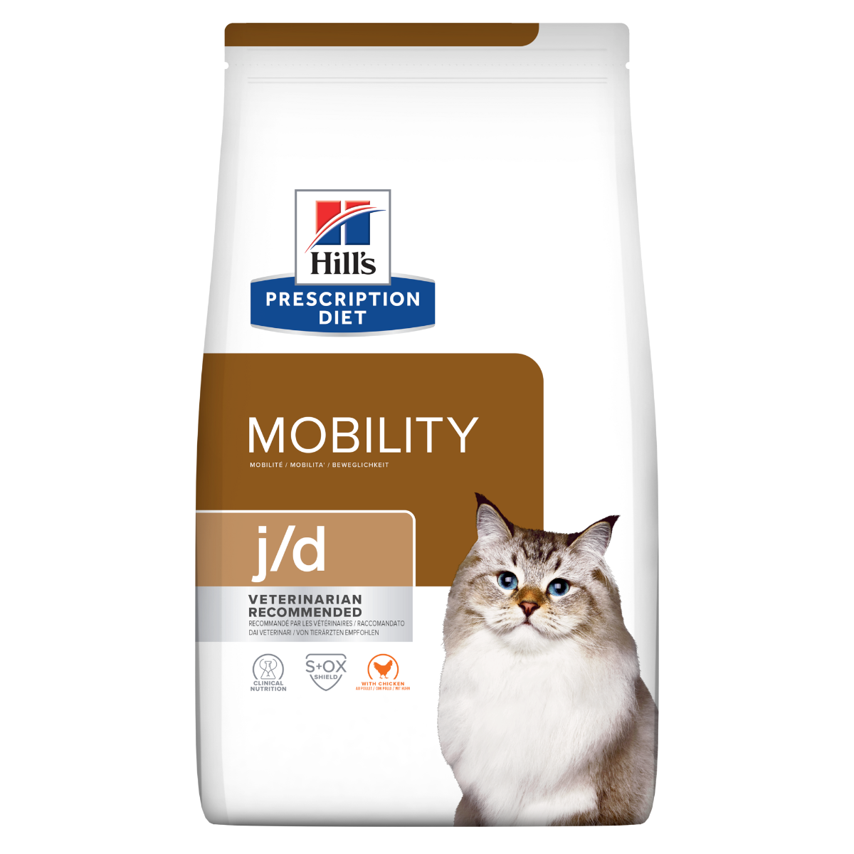 Hill's Prescription Diet J/D Mobility Crocchette Al Pollo Per Gatti Sacco 1,5kg-0
