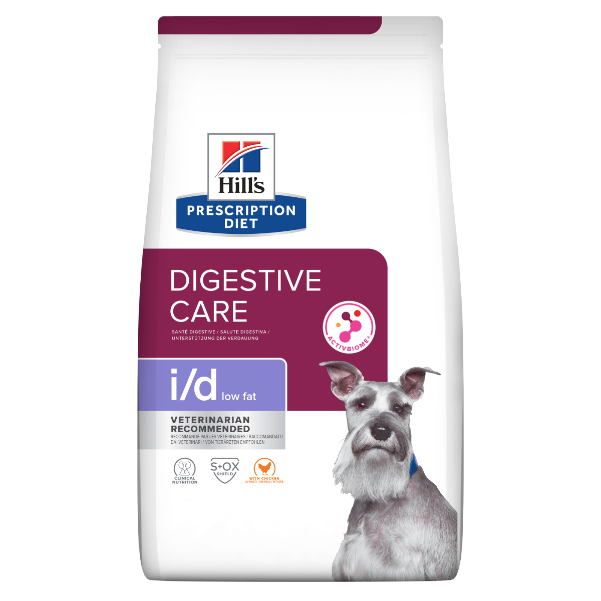 Hill's Prescription Diet I/D Low Fat Crocchette Per Cani Con Pollo Sacco 4kg-0