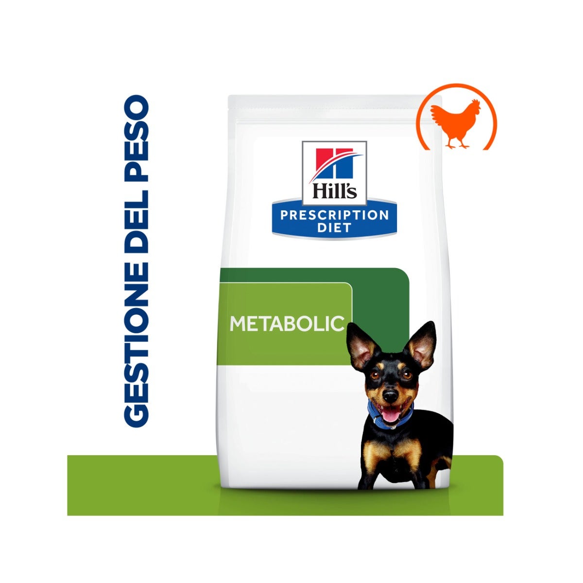 Hill's Prescription Diet Metabolic Crocchette Al Pollo Per Cani Taglia Mini Sacco 3kg-5