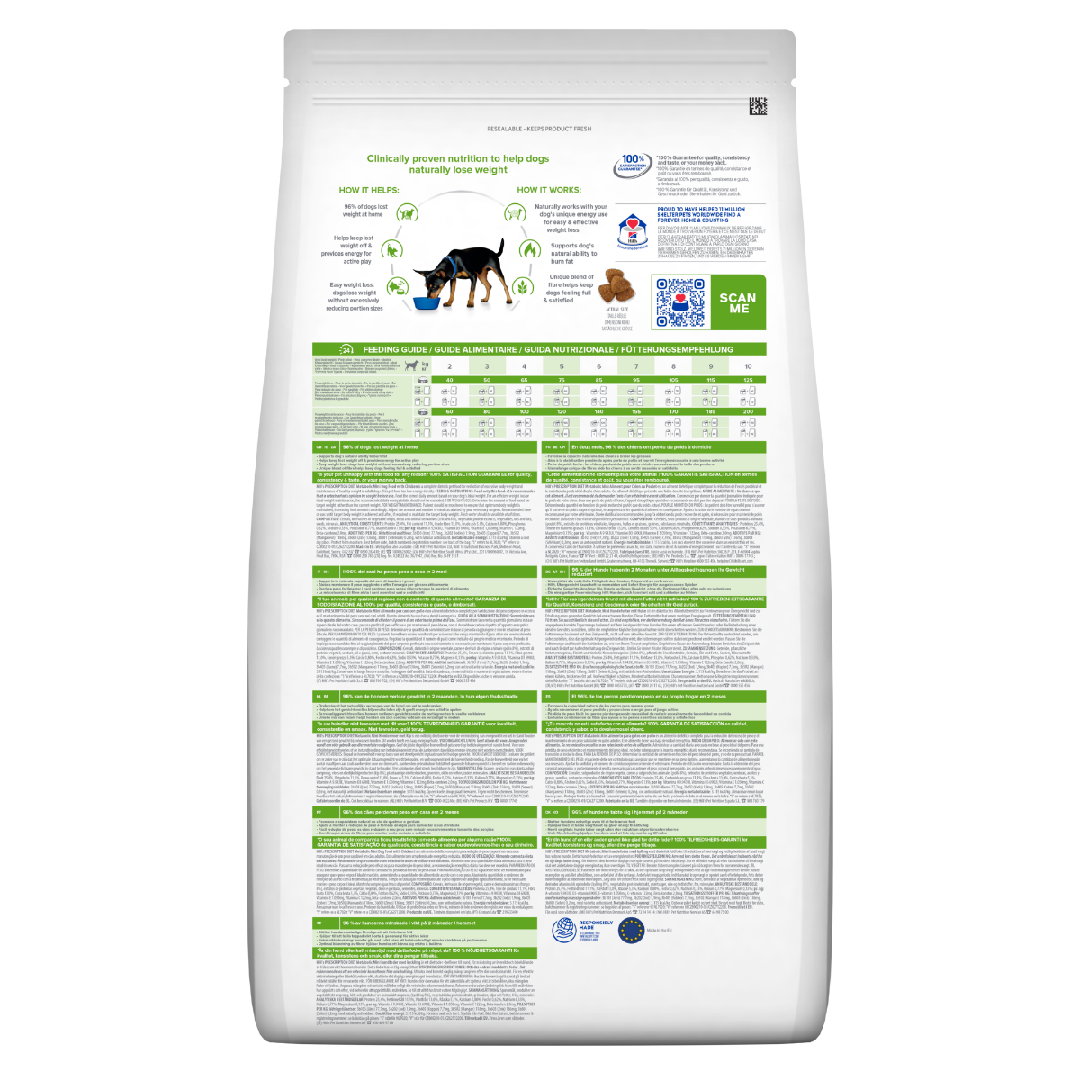 Hill's Prescription Diet Metabolic Crocchette Al Pollo Per Cani Taglia Mini Sacco 1kg-1
