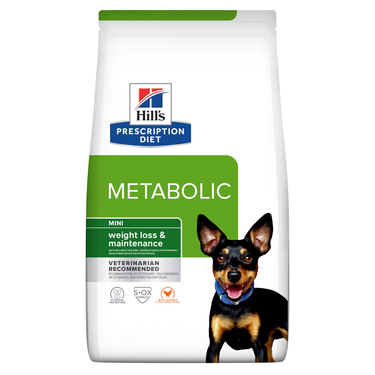 Hill's Prescription Diet Metabolic Crocchette Al Pollo Per Cani Taglia Mini Sacco 1kg-0