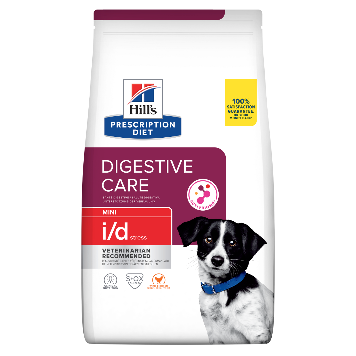 Hill's Prescription Diet I/D Digestive Care Stress Crocchette Per Cani Con Pollo Taglia Mini Sacco 1kg-0