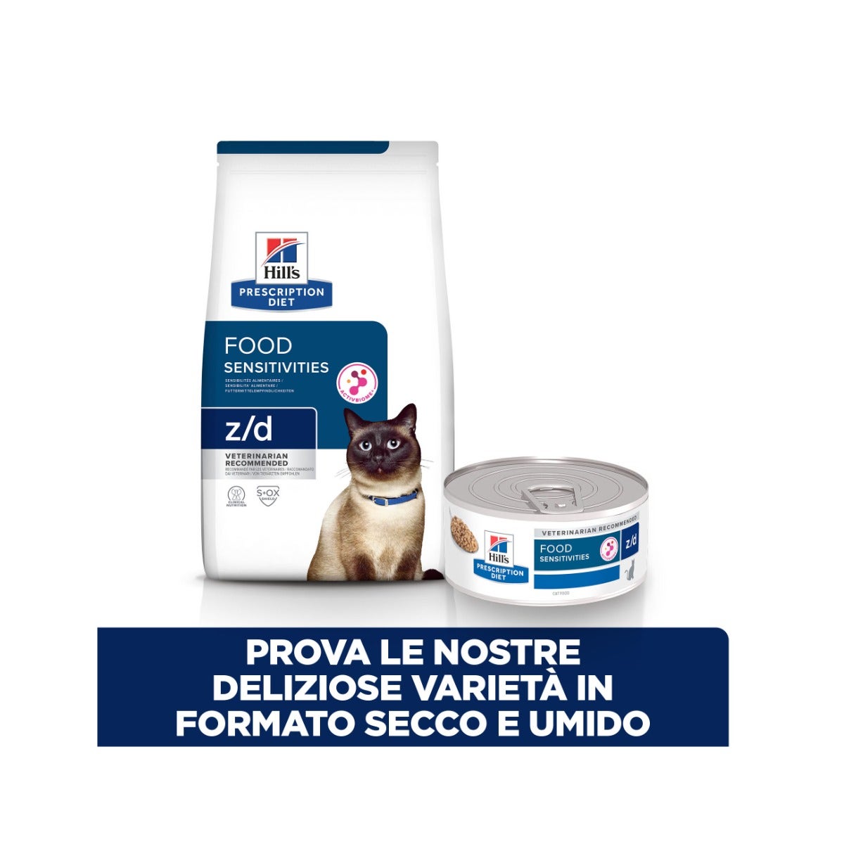 Hill's Prescription Diet Z/D Food Sensitivities Crocchette Per Gatti Sacco 6kg-4