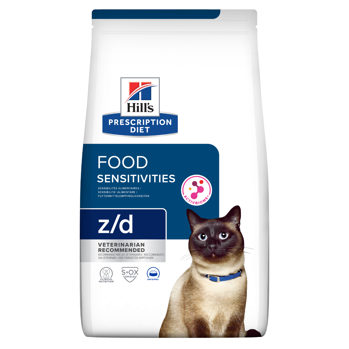 Hill's Prescription Diet Z/D Food Sensitivities Crocchette Per Gatti Sacco 6kg-0