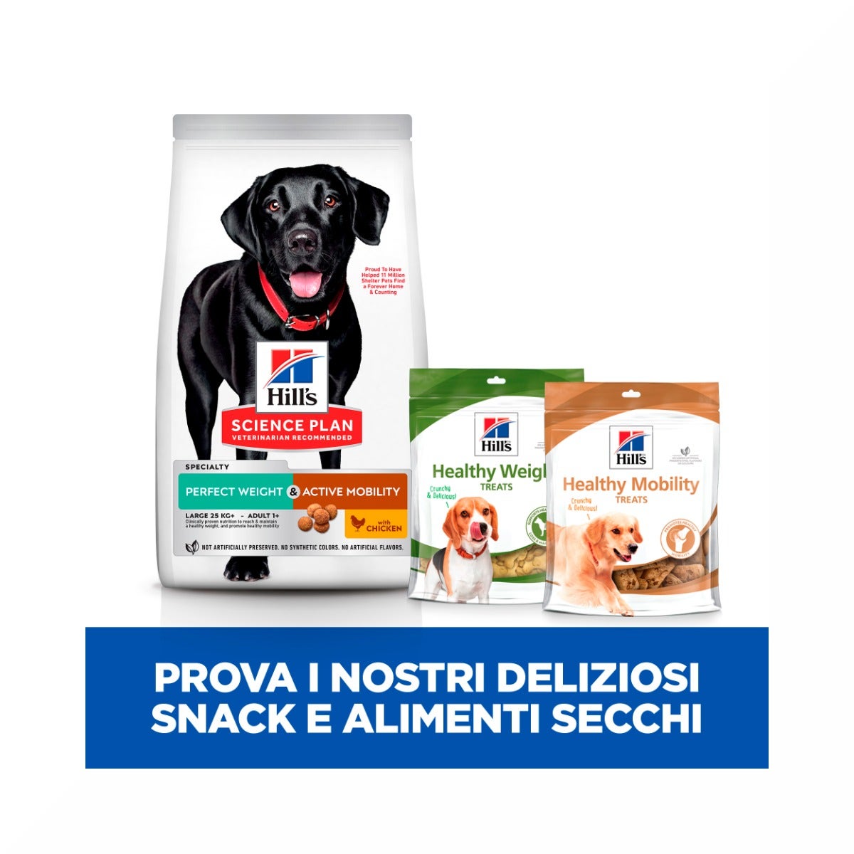 Hill's Science Plan Perfect Weight & Active Mobility Adult Crocchette Con Pollo Per Cani Taglia Grande Sacco 12 Kg-7