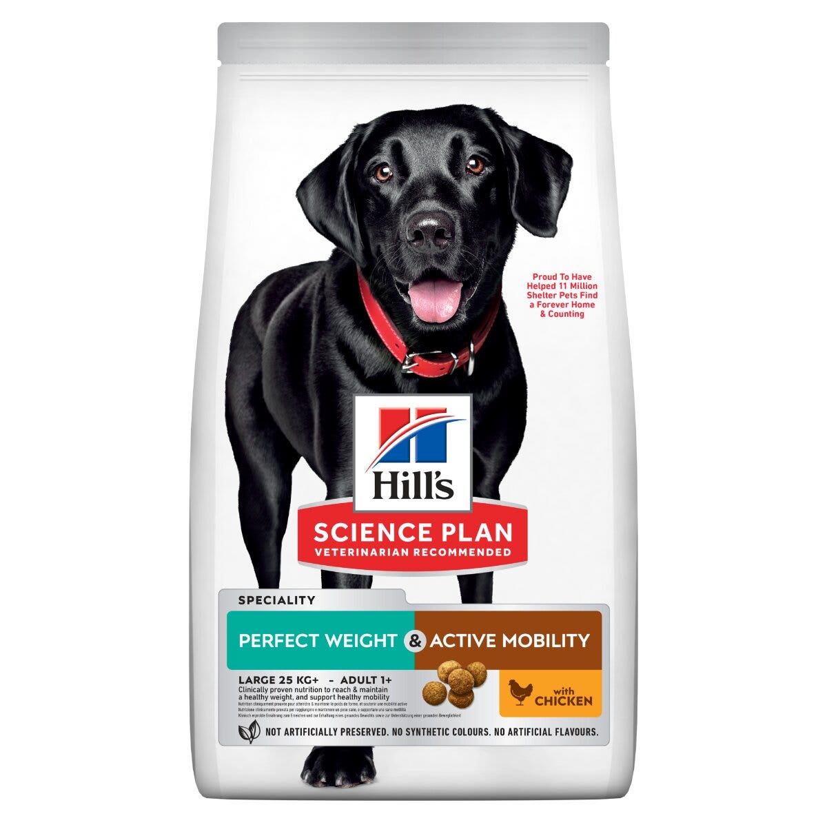 Hill's Science Plan Perfect Weight & Active Mobility Adult Crocchette Con Pollo Per Cani Taglia Grande Sacco 12 Kg-10