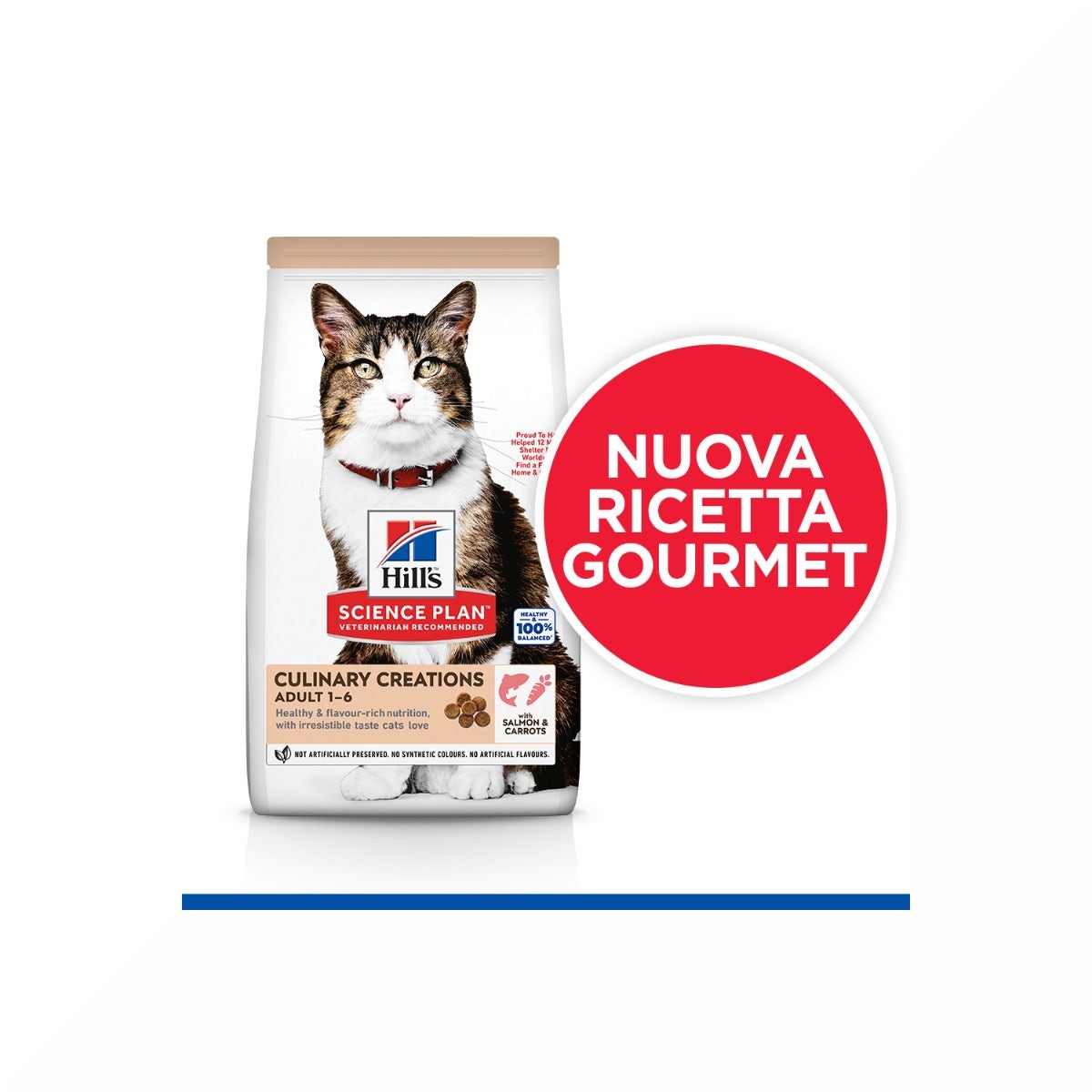 Hill's Science Plan Culinary Creations Medium Adult Crocchette per Gatti con Salmone E Carote 10kg-3