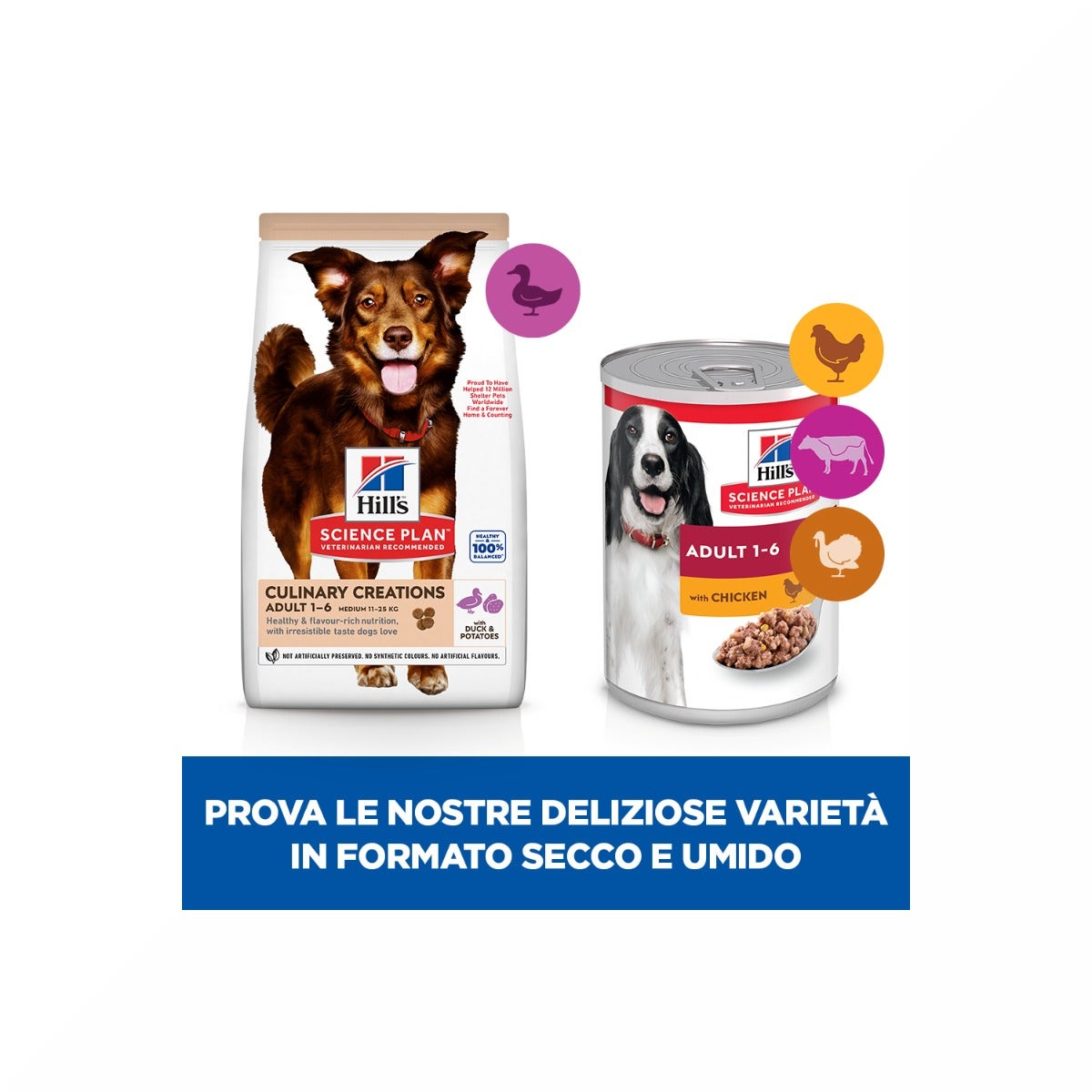 Hill's Science Plan Culinary Creations Adult Crocchette Con Anatra E Patate Per Cani Taglia Media Sacco 2,5 Kg-5