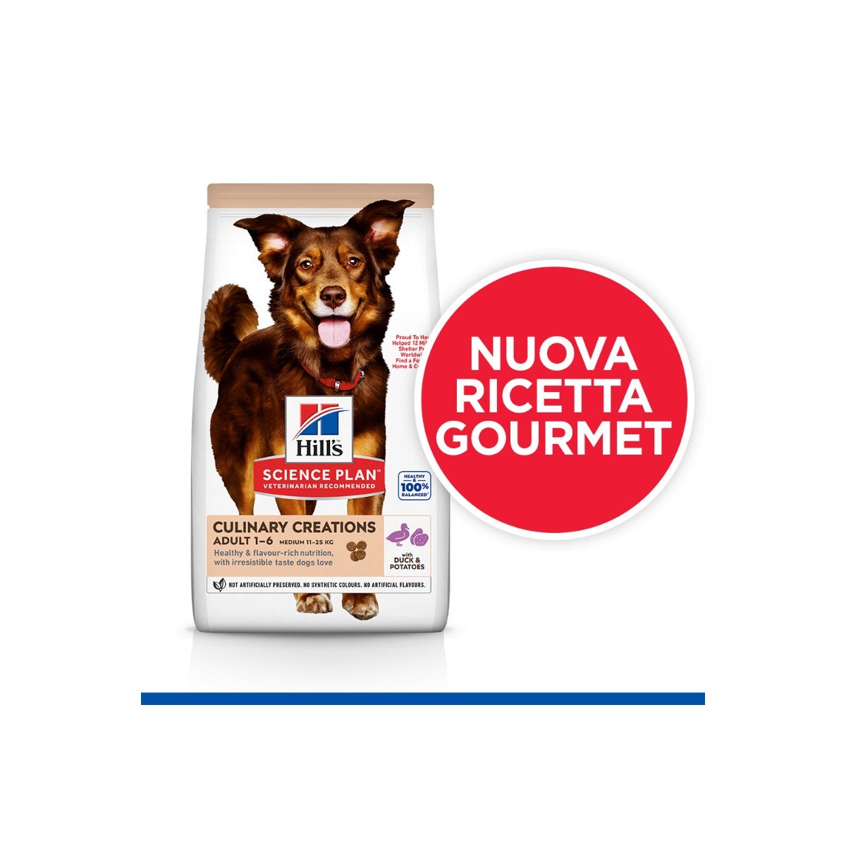 Hill's Science Plan Culinary Creations Adult Crocchette Con Anatra E Patate Per Cani Taglia Media Sacco 2,5 Kg-3