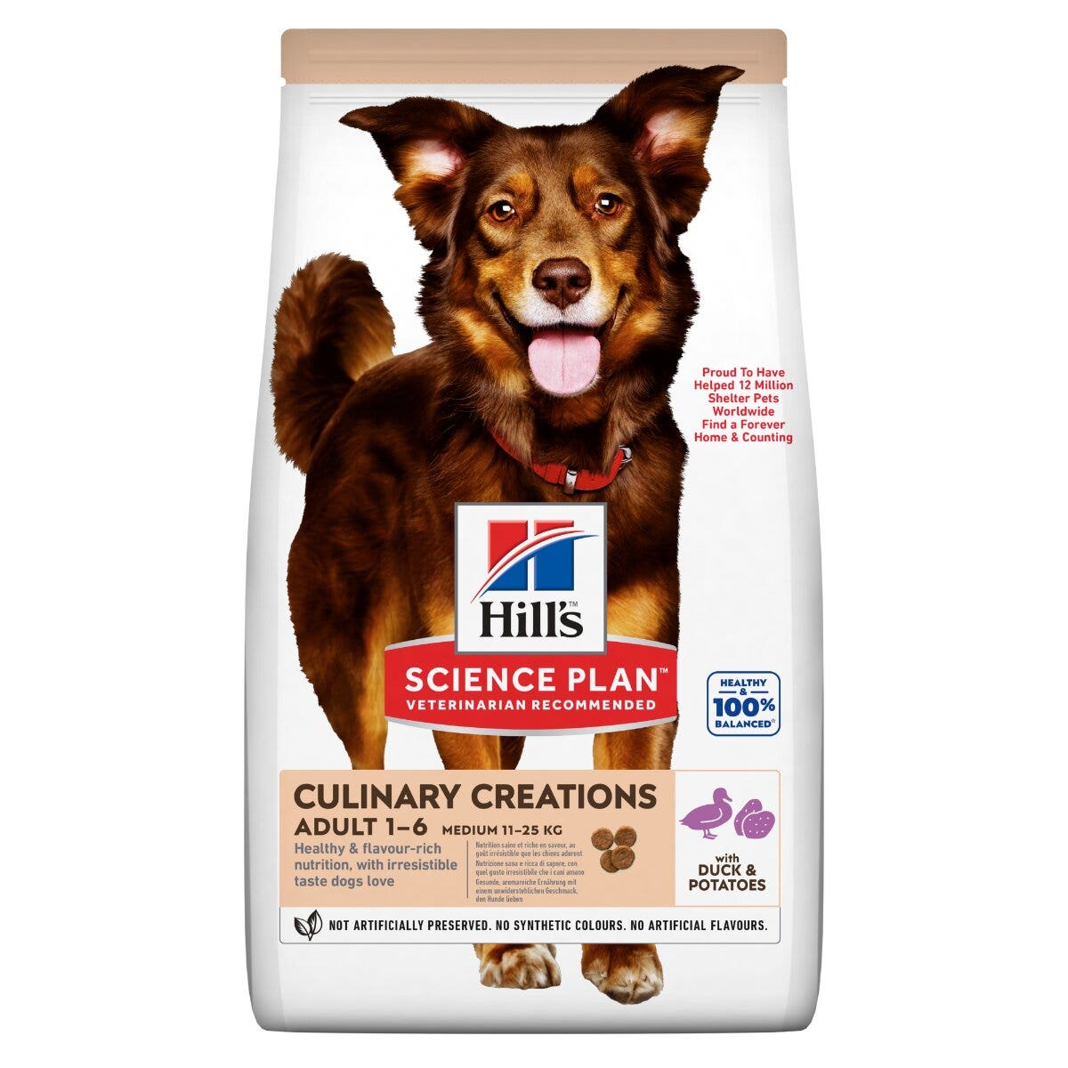 Hill's Science Plan Culinary Creations Adult Crocchette Con Anatra E Patate Per Cani Taglia Media Sacco 2,5 Kg-8