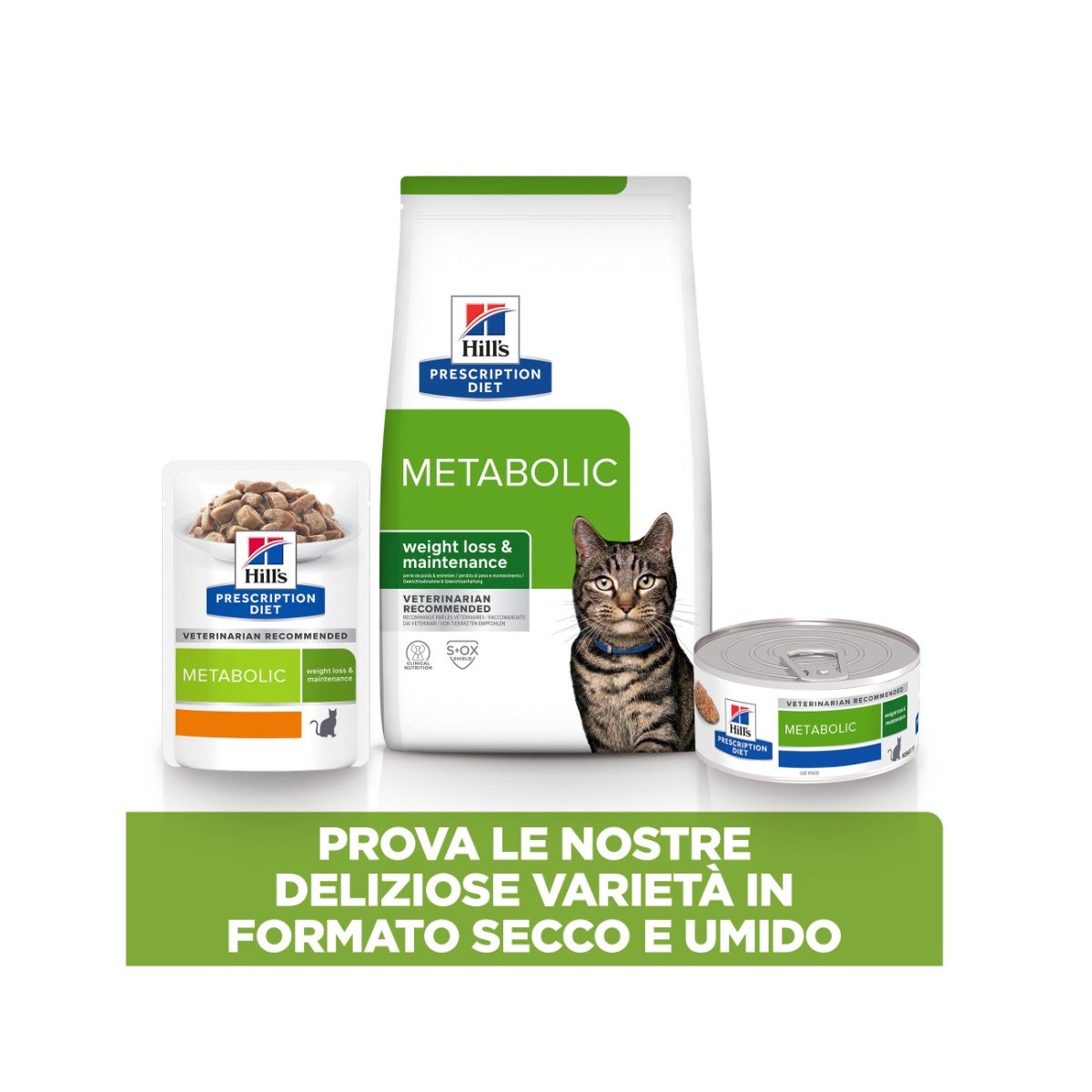 Hill's Prescription Diet Metabolic Crocchette Tonno Per Gatti Sacco 8kg-3