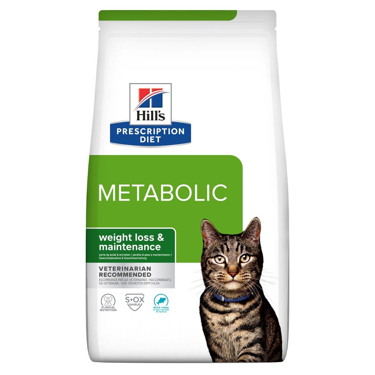 Hill's Prescription Diet Metabolic Crocchette Tonno Per Gatti Sacco 3kg-10