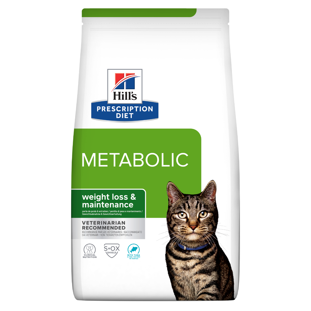 Hill's Prescription Diet Metabolic Crocchette Tonno Per Gatti Sacco 1,5kg-0