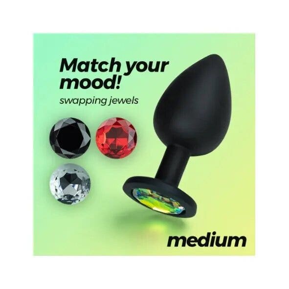 Crushious Camileo Plug Anale Medio Con 4 Gioielli Intercambiabili-13