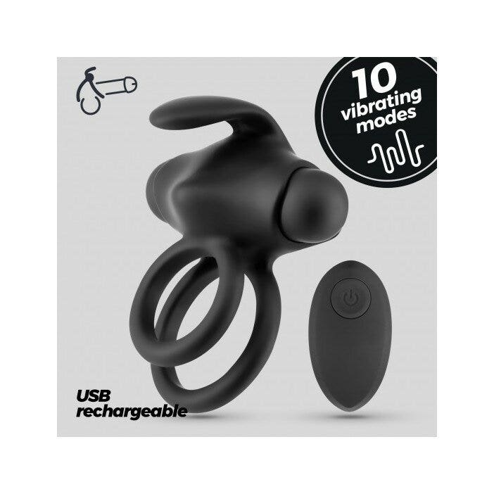 Crushious Thumper Doppio Cock Anello Vibrante Con Telecomando-8
