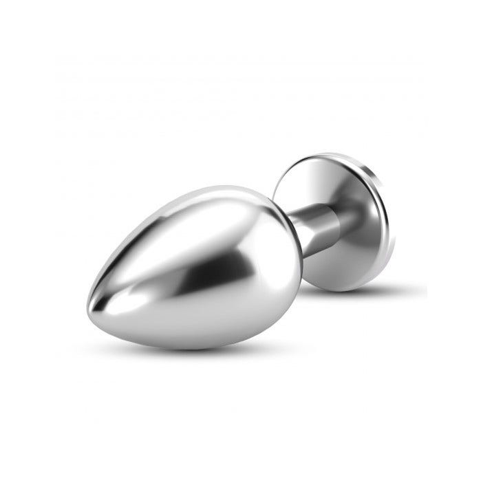 Crushious Plug Anale Bijou Trasparente Piccolo con Custodia di Velluto-3