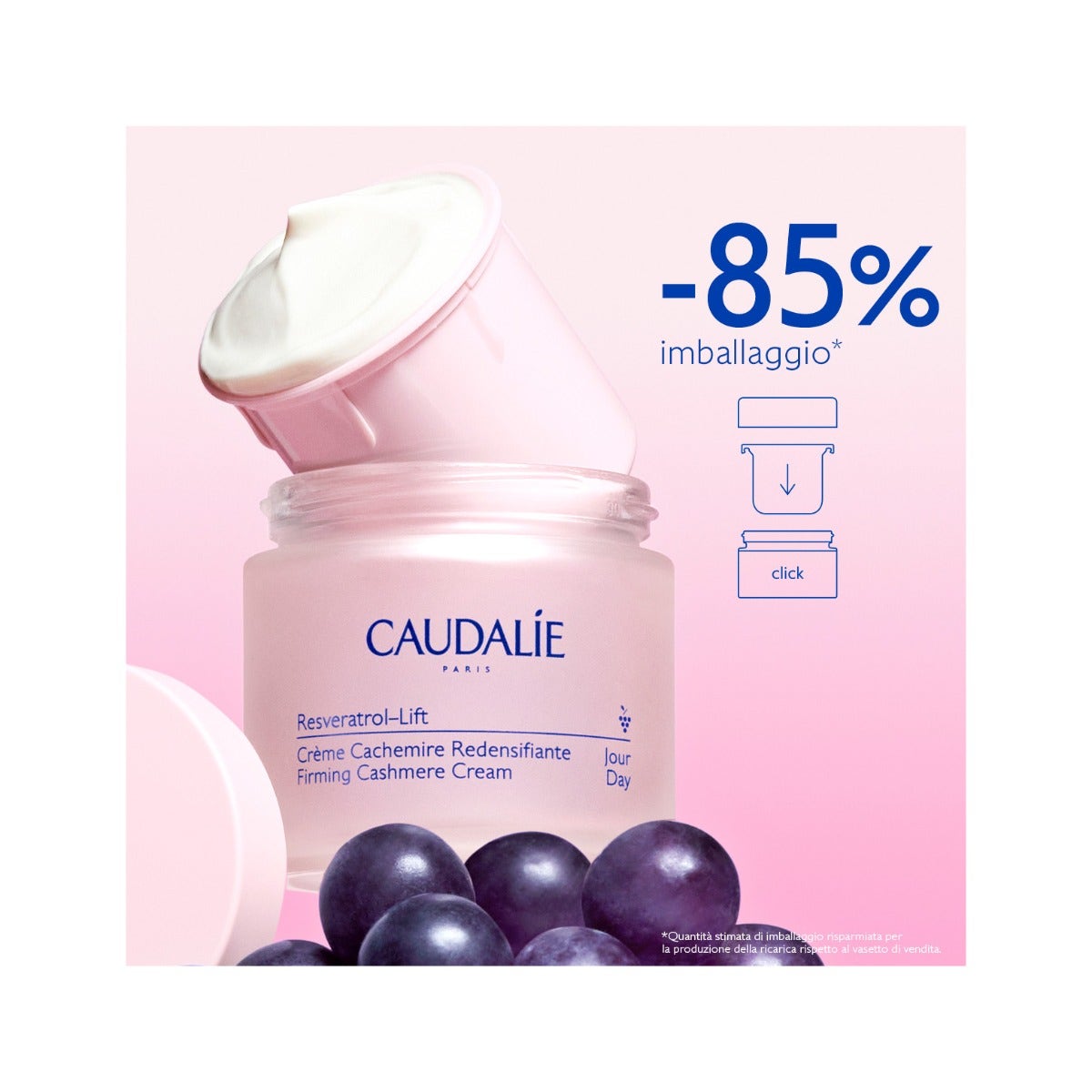 Caudalie Resveratrol-lift Crema Cashmere Ridensificante Ricarica 50ml-6