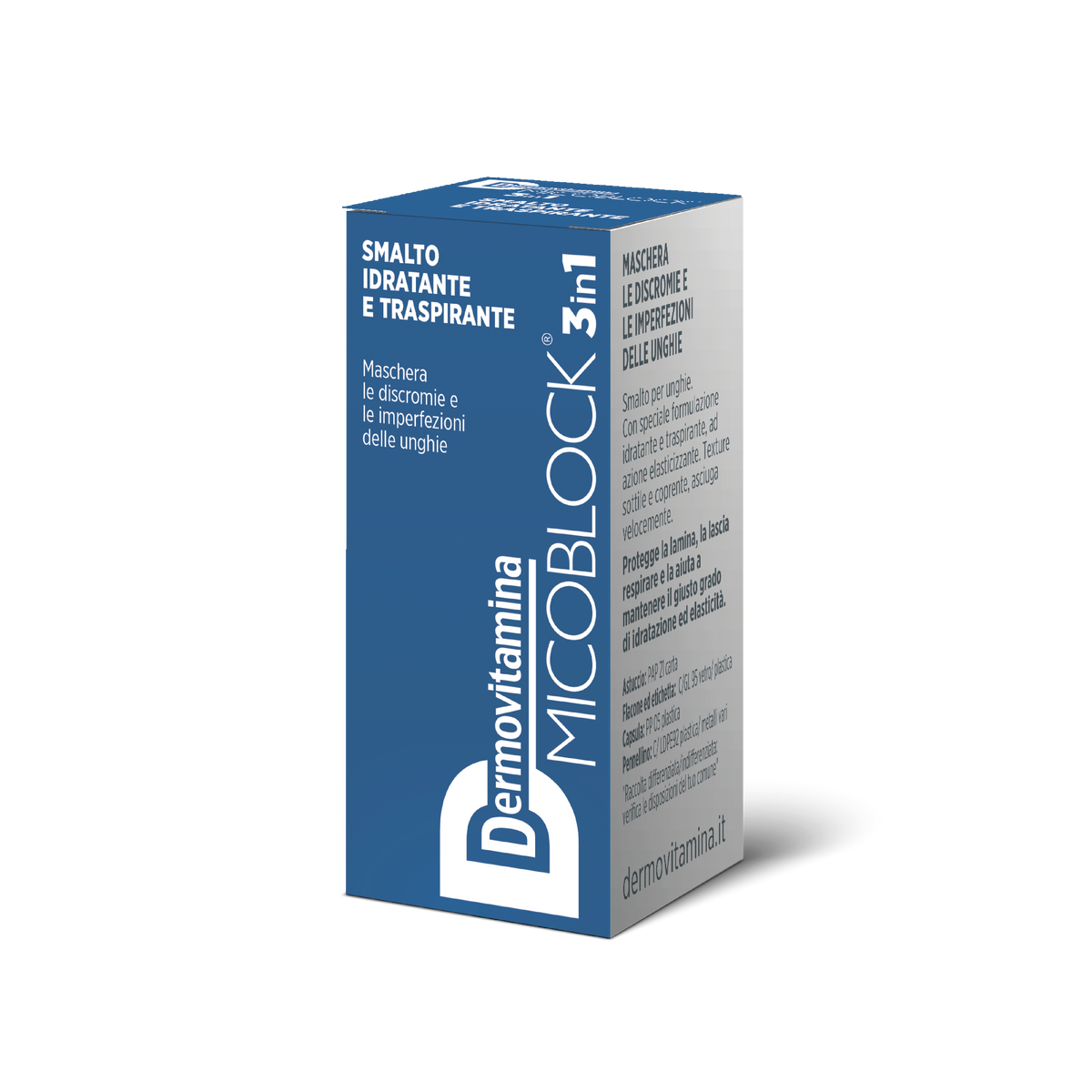 Dermovitamina Micoblock 3 In 1 Smalto Blu 5ml  - 5