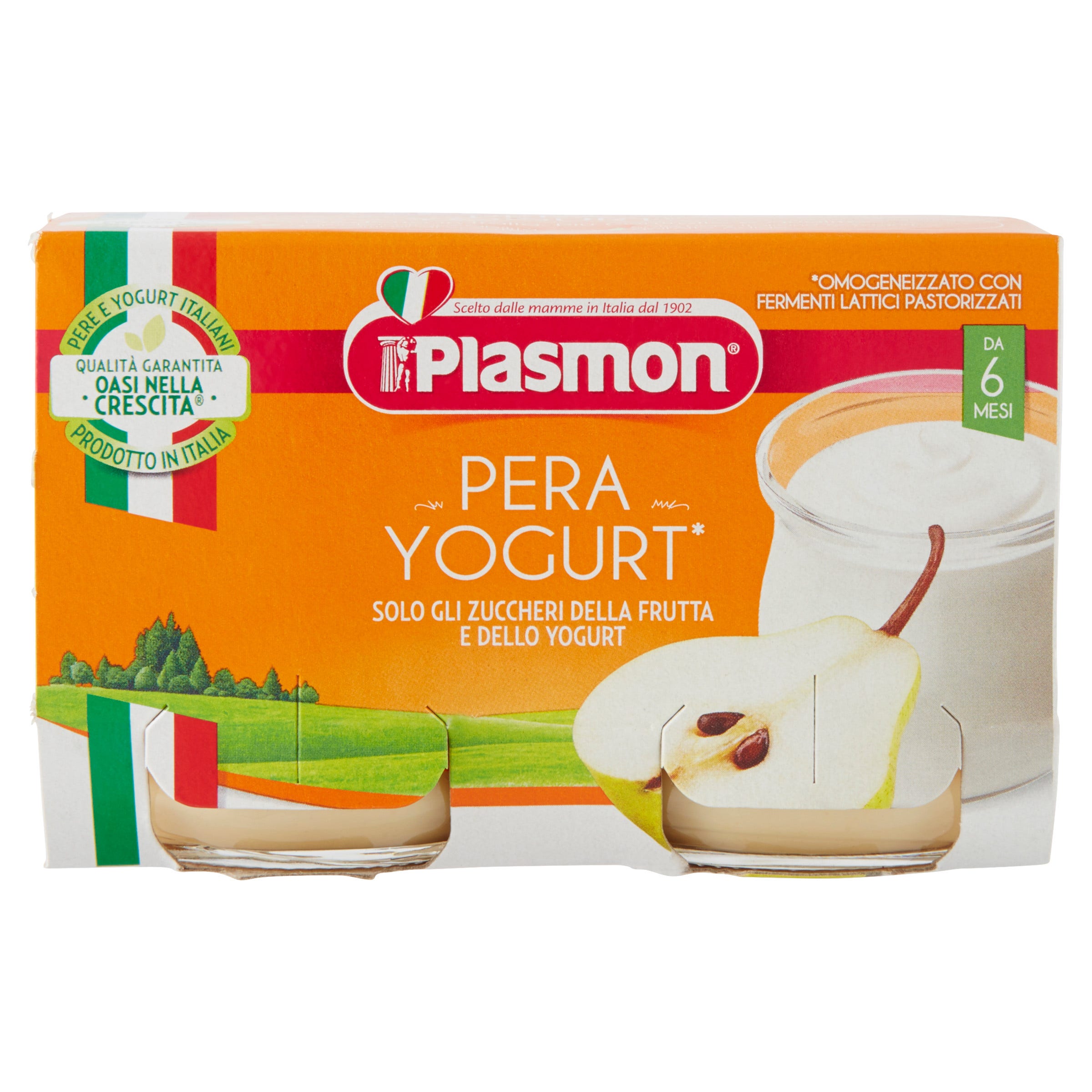 Plasmon Omogeneizzato Yogurt Pera 2x120g  - 2