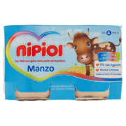 Nipiol Omogeneizzato Manzo 2x120g 4Mesi+  - 2