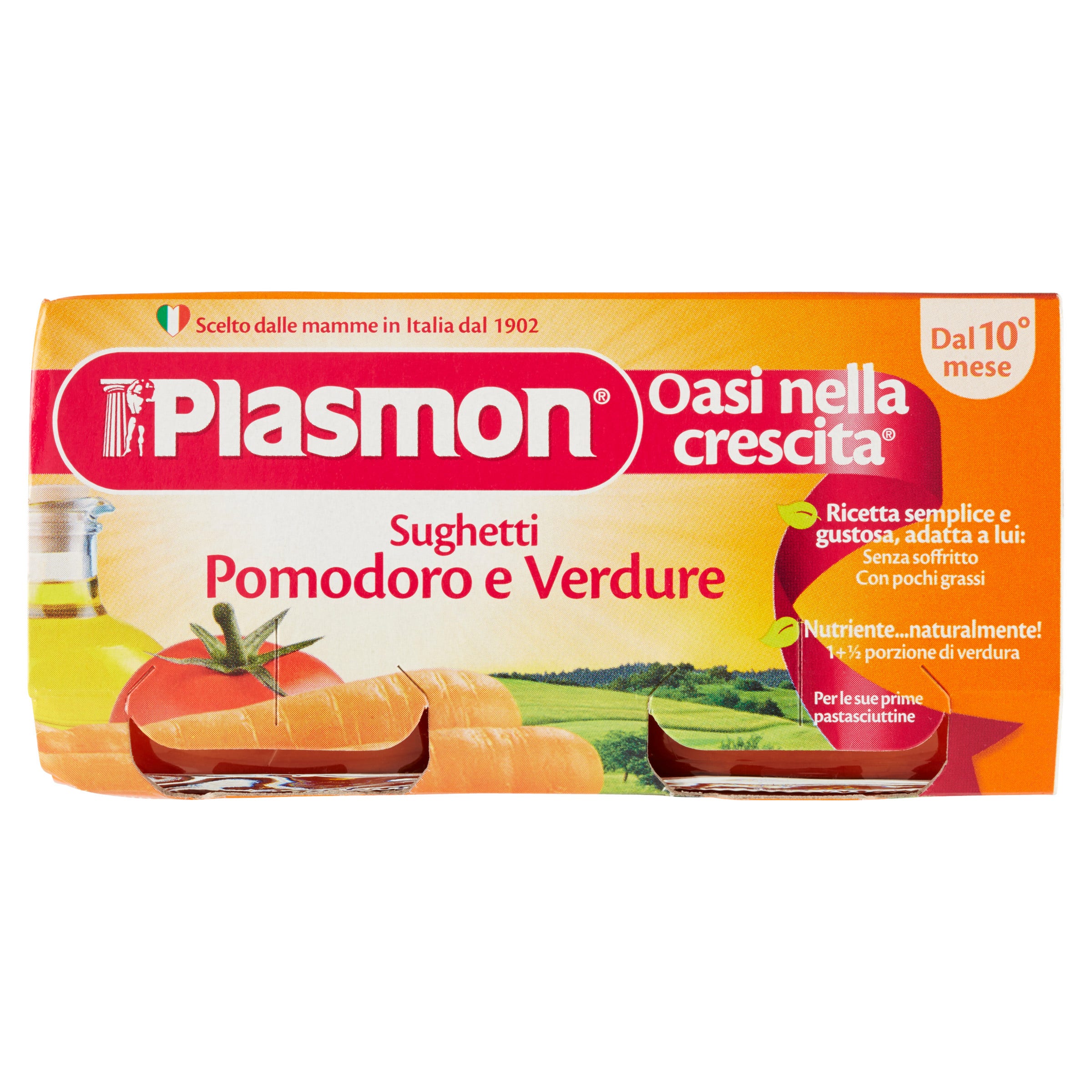 Plasmon I Sughetti Pomodoro E Verdure 80gx2Pezzi  - 3