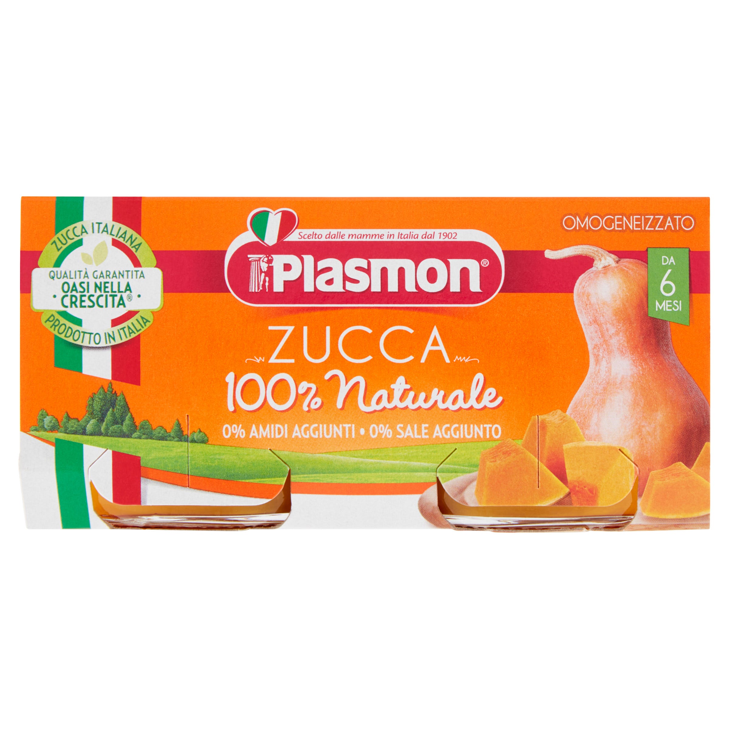 Plasmon Omogeneizzato Zucca 2x80g  - 1