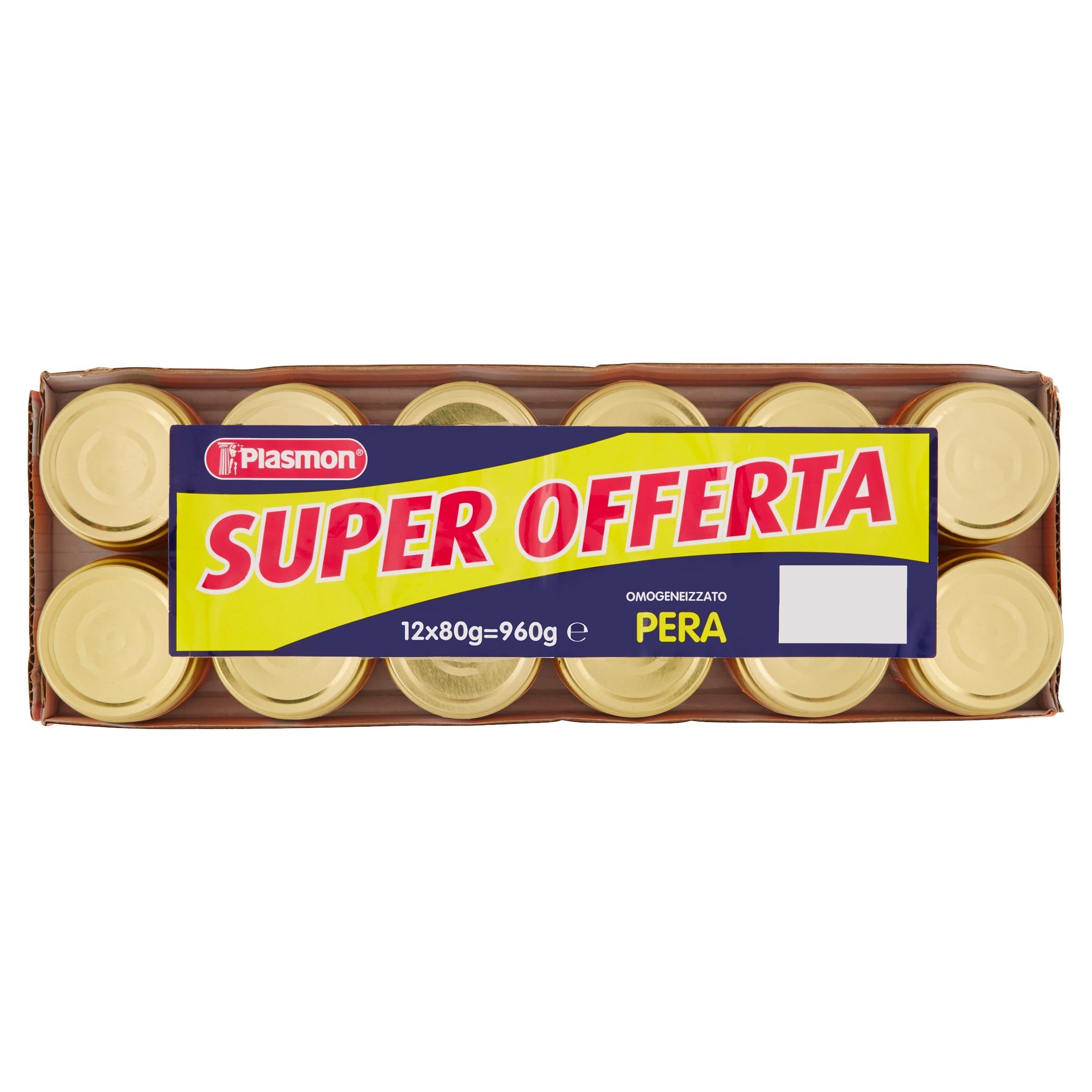 Plasmon Omogeneizzato Pera 12x80g 4 Mesi+  - 1