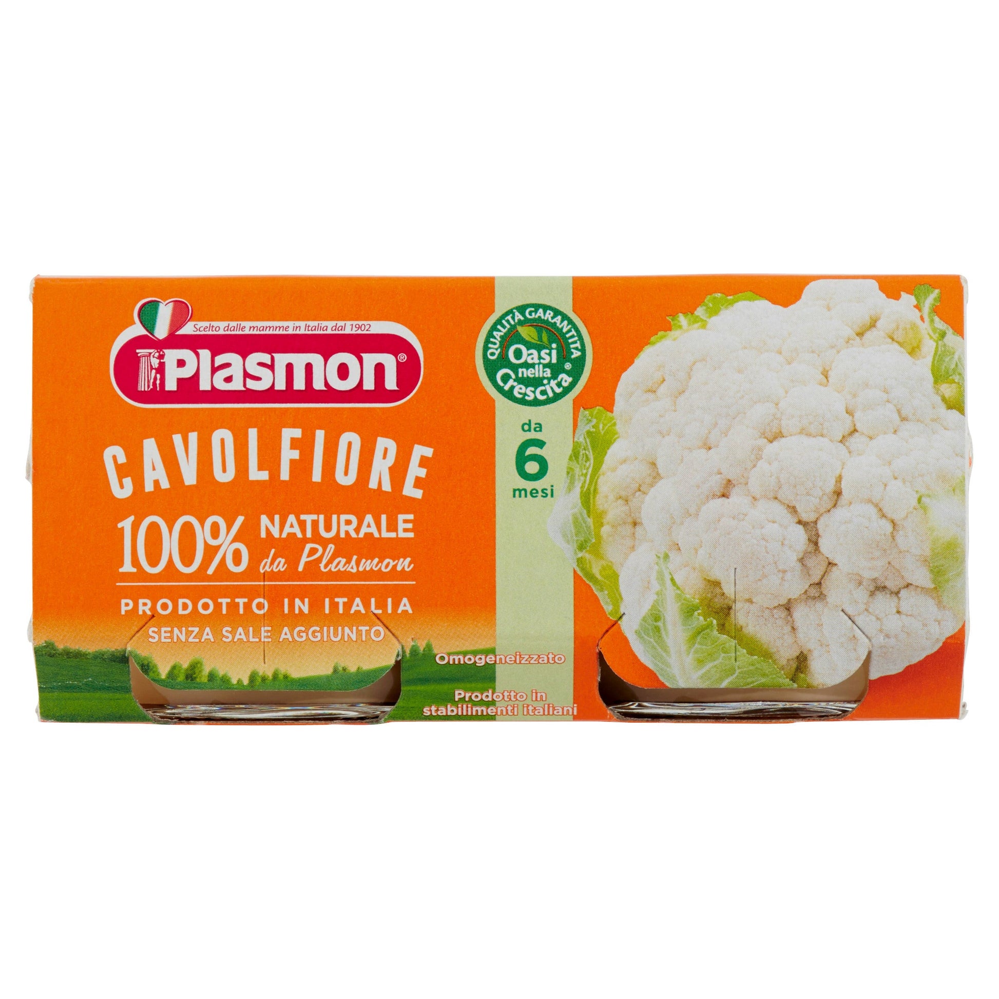 Plasmon Omogeneizzato Cavolfiore 2x80g  - 1