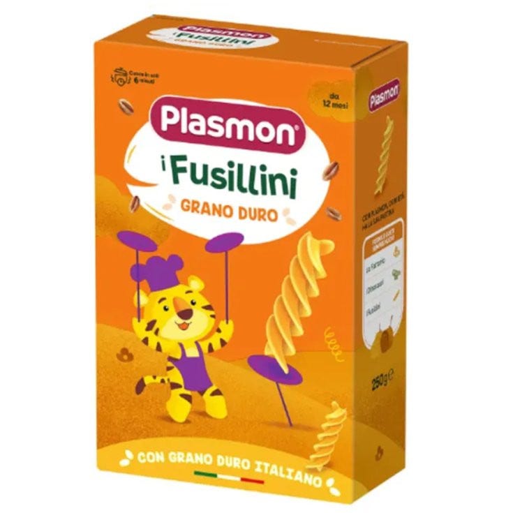 Plasmon Pasta Fusillini Grano Duro 250g 12Mesi+-1