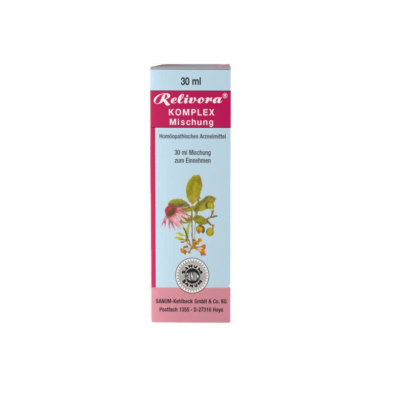 Sanum Relivora Complex Medicinale Omeopatico Gocce 30ml-1
