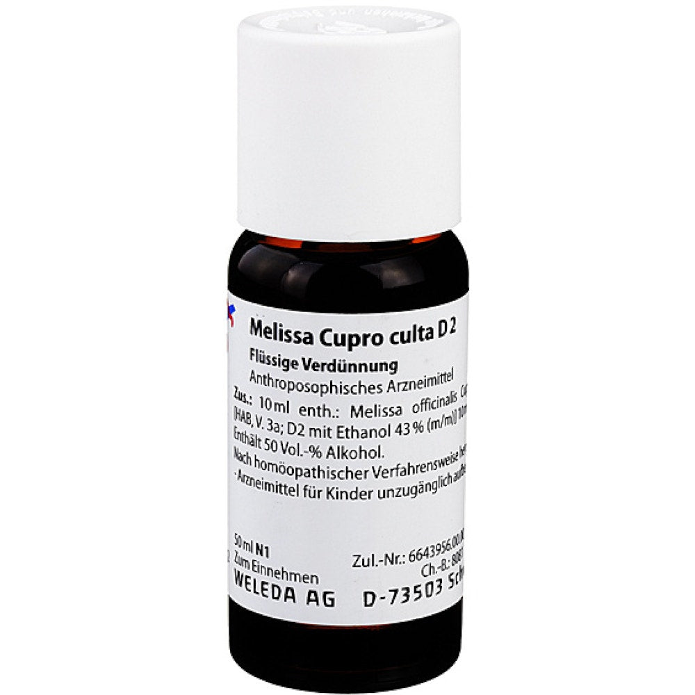 Weleda Melissa Cupro Culta D2 1% 50ml-3