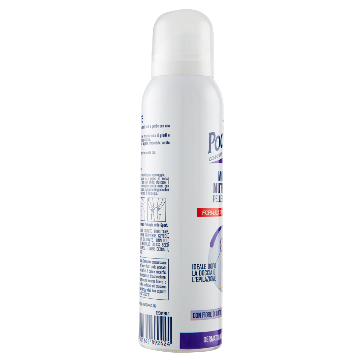 Podovis Idratazione Mousse Nutriente Pelle Vellutata 150ml-4