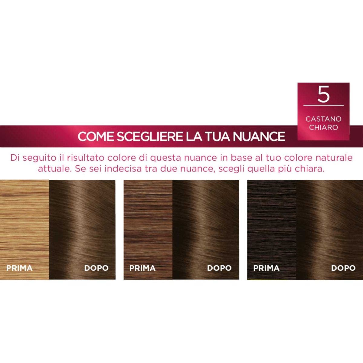 L'Oréal Paris Excellence Tinta Capelli 5 Castano Chiaro 1 Pezzo  - 5